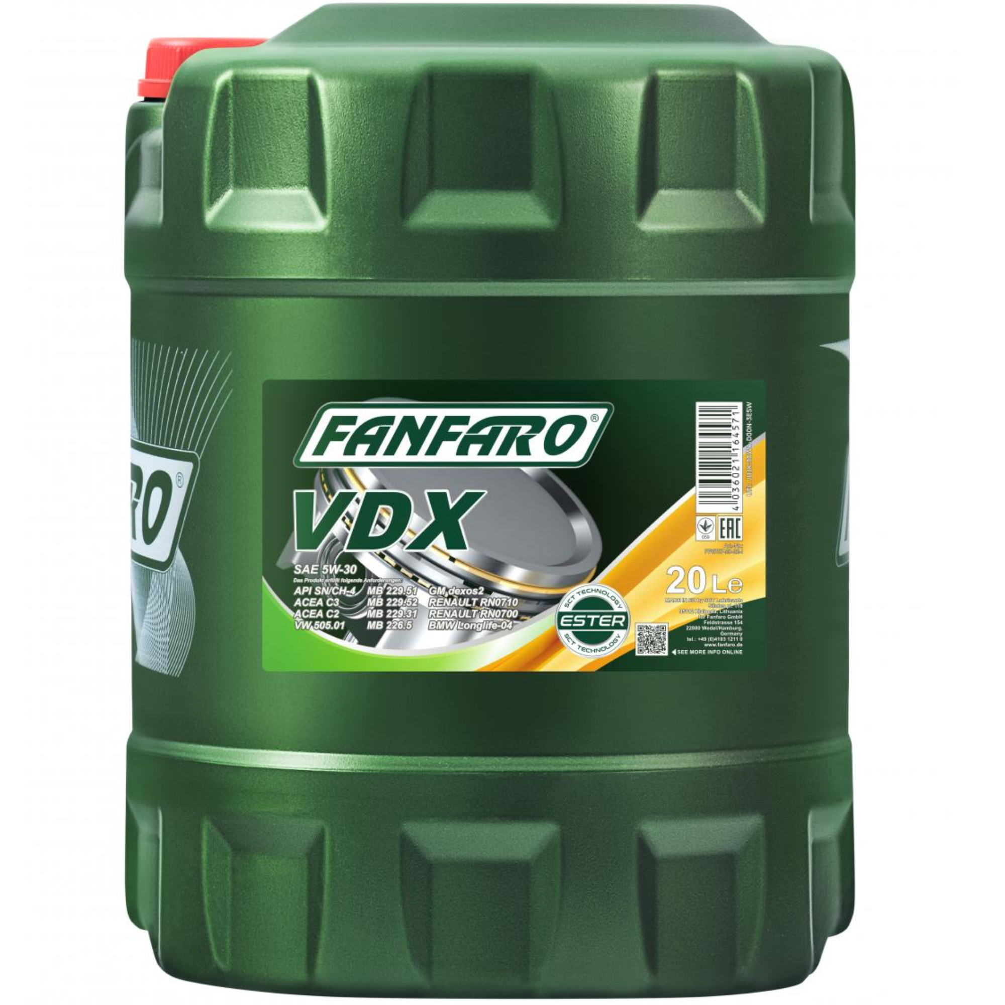 FANFARO VDX 5W-30 20L