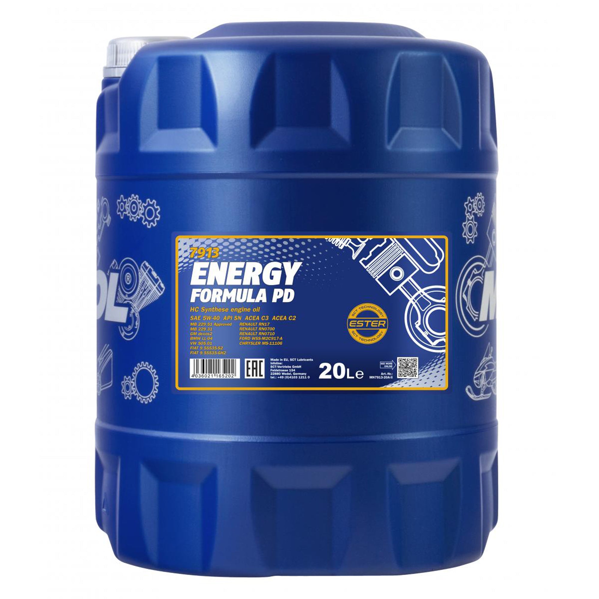 MANNOL Energy Formula PD Engine Oil 5W-40 20L
