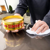 Simoniz car wax 150g, restores shine, protects paint finish.