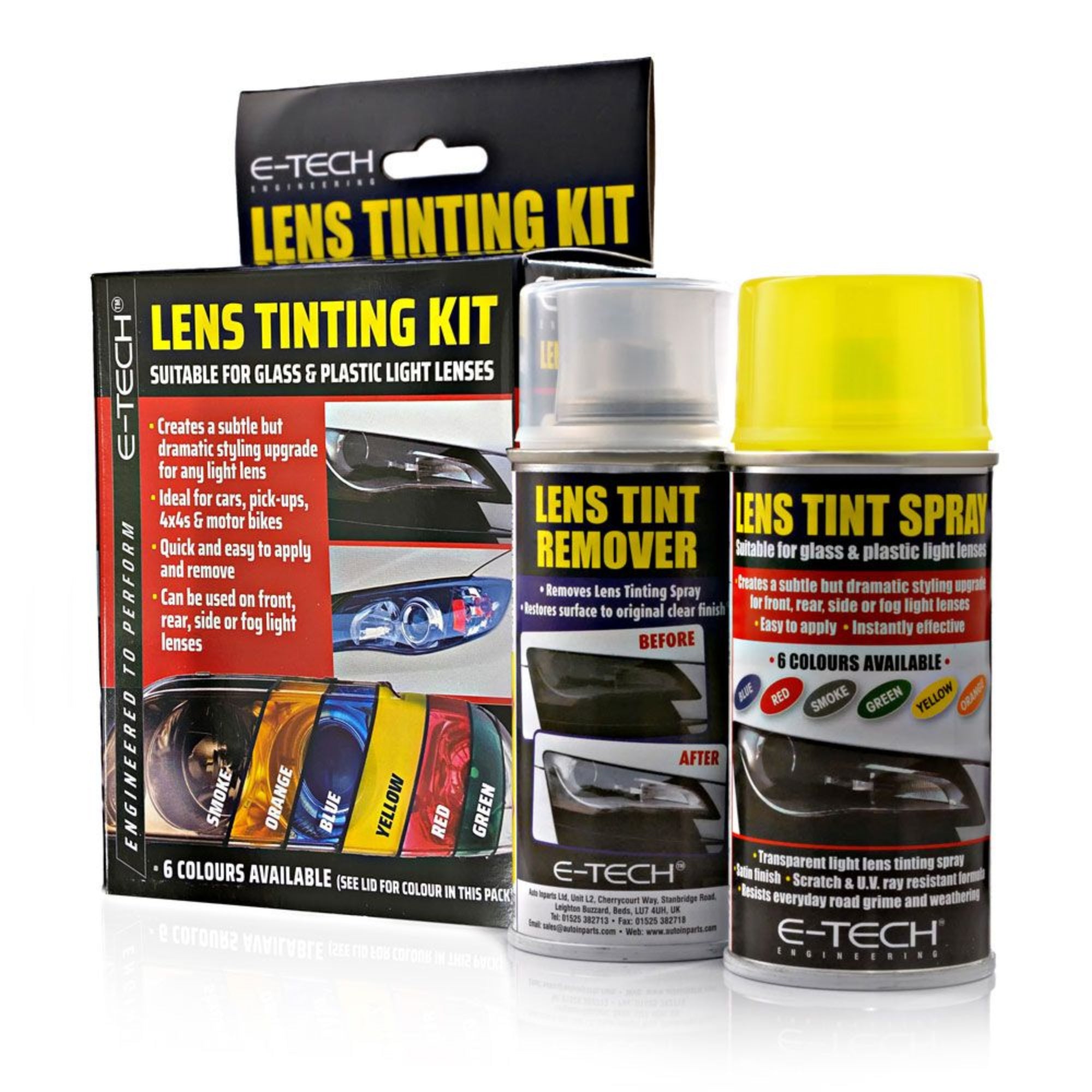 E-TECH Lens Tint Kit - Yellow