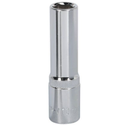 Premier Fully Polished Deep Socket 3/8"Sq Drive 10mm