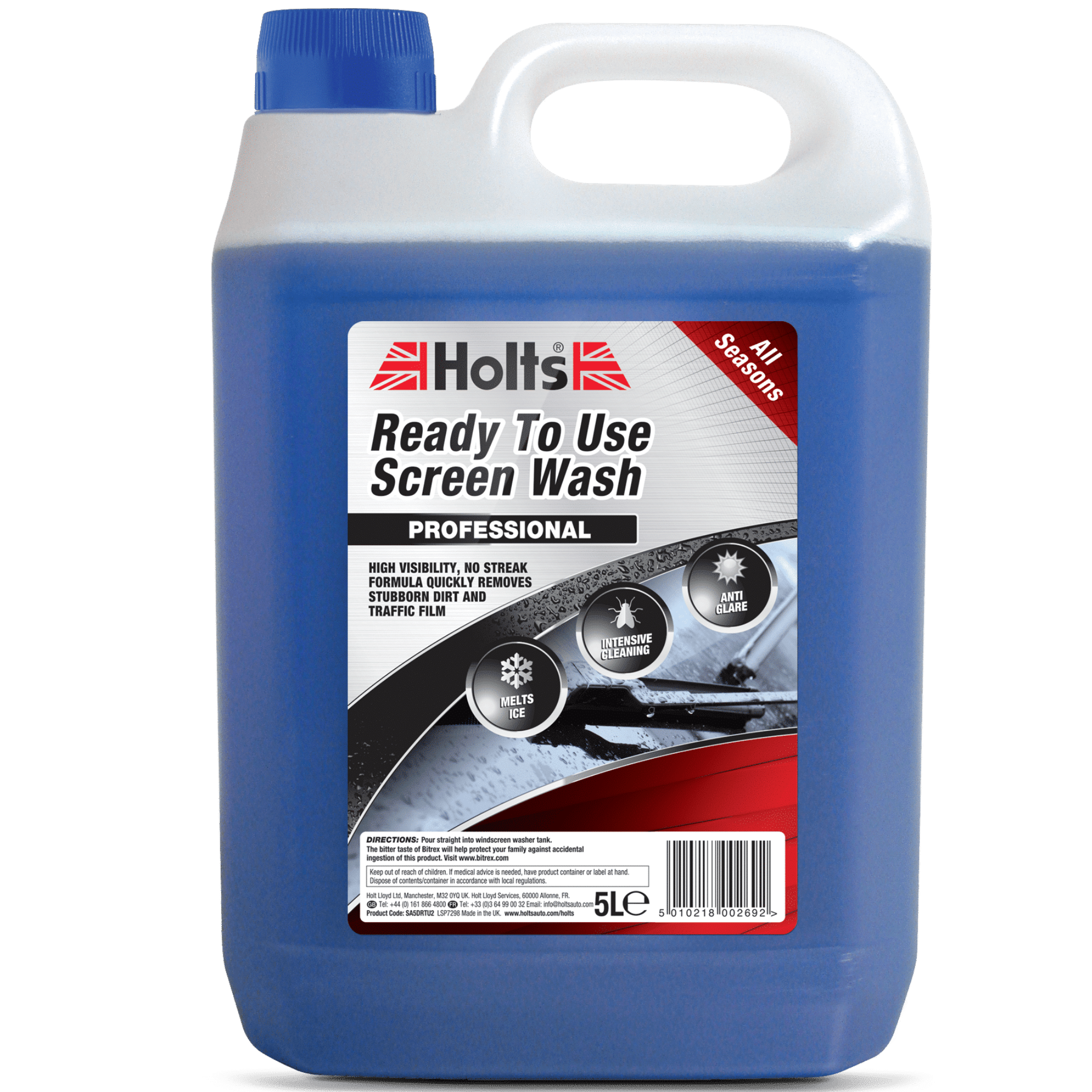 Holts Screenwash Ready to Use 5 Litre