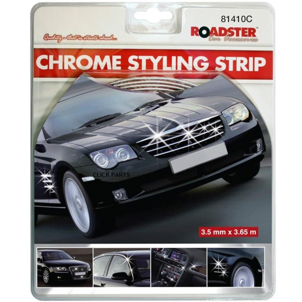 Chrome Styling Strip 3.5mm x 3.65m