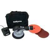 Sakura cordless car polisher, portable, smooth paint finishing.