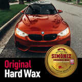 Simoniz car wax 150g, restores shine, protects paint finish.