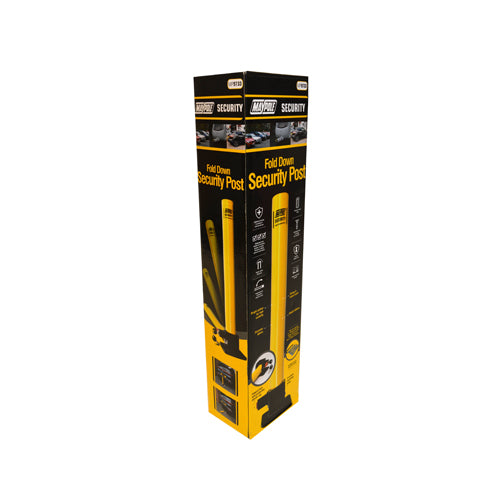 MP9733 Fold Down Security Post With Integral Lock