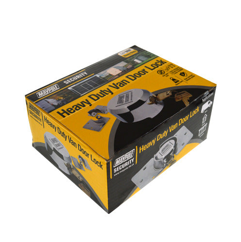 Maypole Van Door Lock Complete With Chrome Hasp & Fixing Bolts