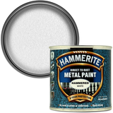 Hammerite Direct to Rust Metal Paint - Hammered White 250ml