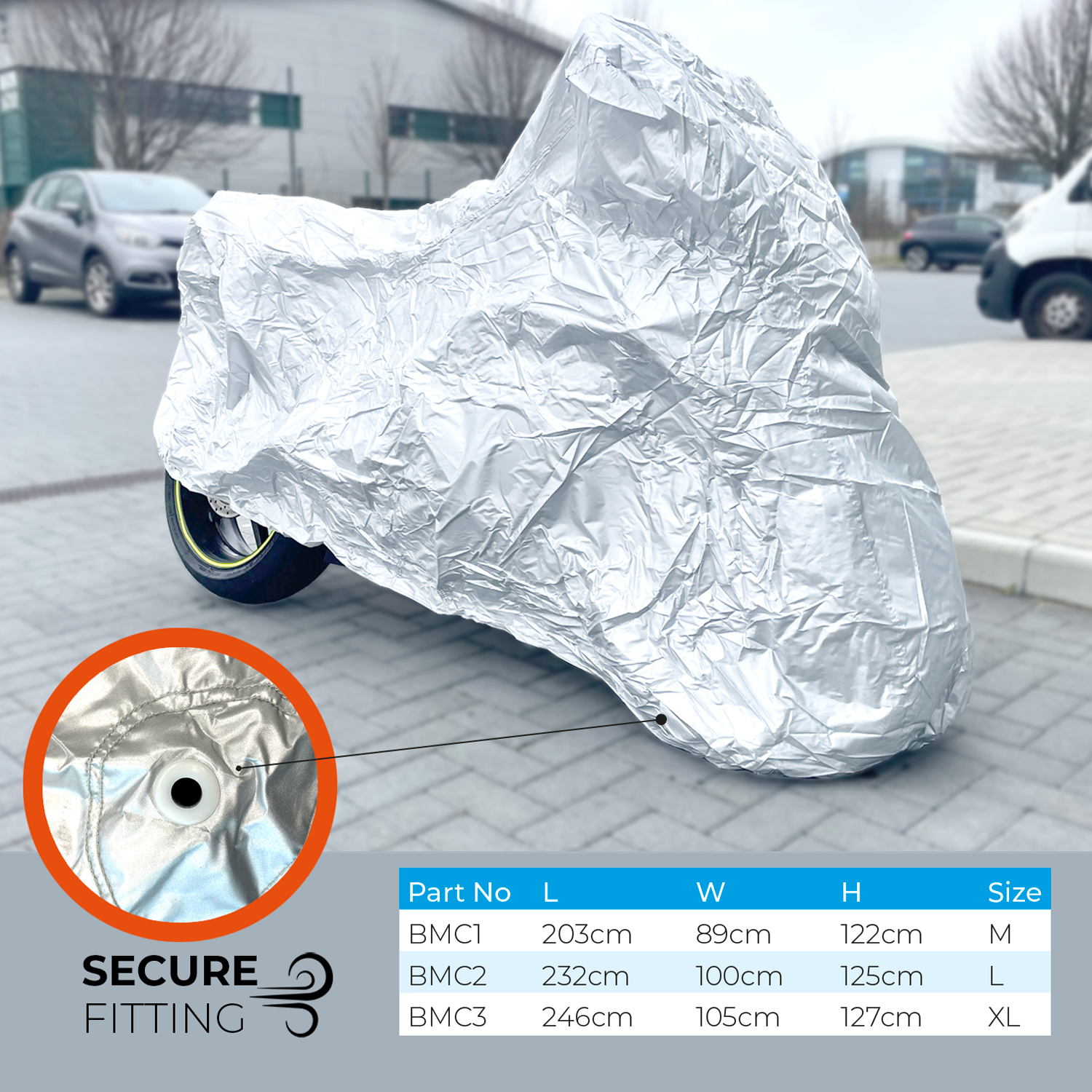 Simply Auto 'XL' Motorcycle Cover