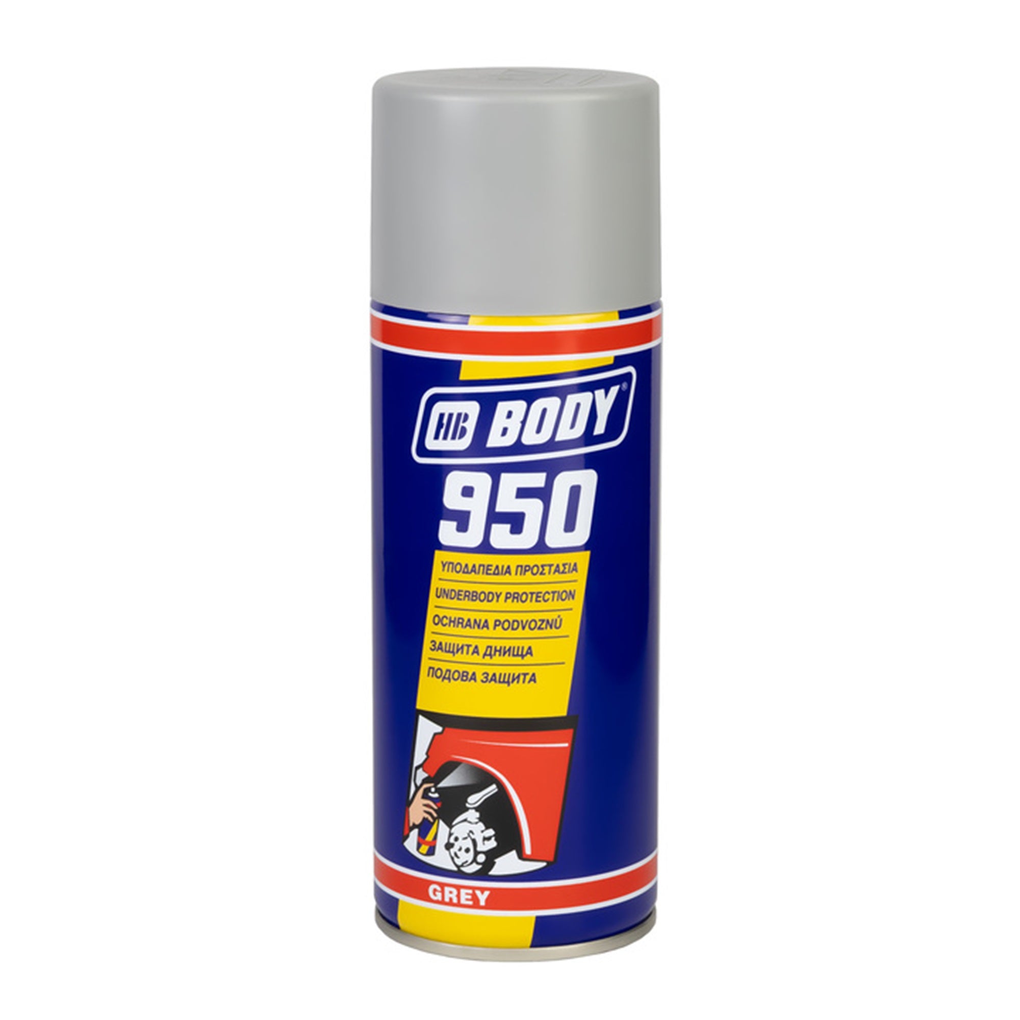Hb Body 950 Stone Chip Spray 400ml Grey
