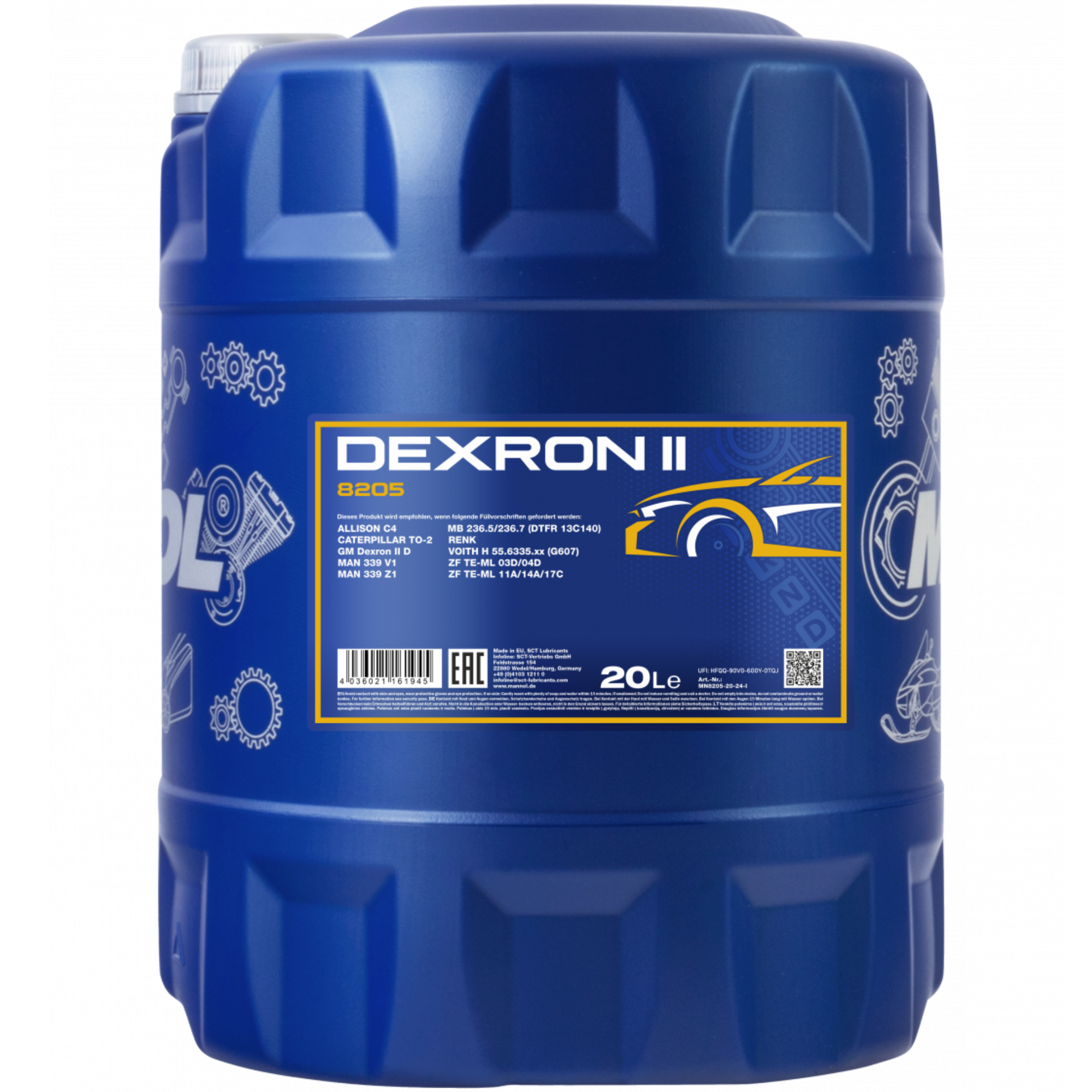 MANNOL Automatic ATF Dexron II 8205 20L