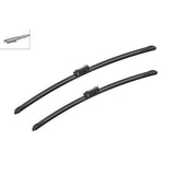 Bosch Aerotwin Flat Wiper Blade Set 24" (600mm) & 20" (500mm) - A209S