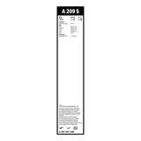 Bosch Aerotwin Flat Wiper Blade Set 24" (600mm) & 20" (500mm) - A209S