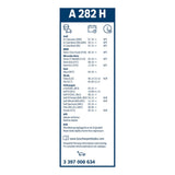 Bosch Aerotwin Flat Blade Rear 11" (280mm) - A282H