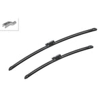 Bosch Aerotwin Flat Wiper Blade Set 26" (650mm) & 20" (500mm) - A323S