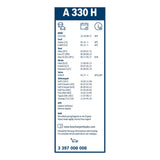 Bosch Aerotwin Flat Blade Rear 13" (330mm) - A330H