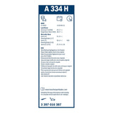Bosch Aerotwin Rear Wiper Blade 13" (330mm) - A334H