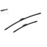 Bosch Aerotwin Flat Blade Set 24" (600mm) & 16" (400mm) - A556S