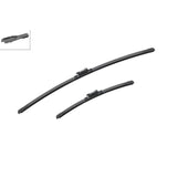 Bosch Aerotwin Flat Wiper Blade Set 28" (700mm) & 16" (400mm) - A558S