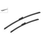 Bosch Aerotwin Flat Wiper Blade Set 24" (600mm) & 19" (475mm) - A606S