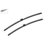 Bosch Aerotwin Flat Wiper Blade Set 26" (650mm) & 24" (600mm) - A616S