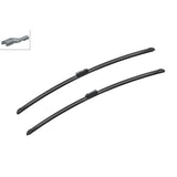 Bosch Aerotwin Flat Wiper Blade Set 29" (725mm) & 29" (725mm) - A640S