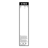 Bosch Aerotwin Flat Wiper Blade Set 24" (600mm) & 14" (350mm) - A745S