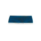 0986628585 - A8585,"Bosch Cabin Air Pollen Filter model 0986628585 (A8585), rectangular automotive air filter with pleated white filtration material and black frame, designed to remove pollen, dust, and other airborne particles from vehicle interiors."