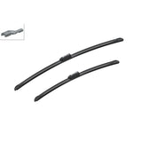 Bosch Aerotwin Flat Wiper Blade Set 24" (600mm) & 19" (475mm) - A980S