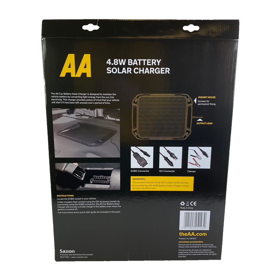 AA 4.8W Battery Solar Charger