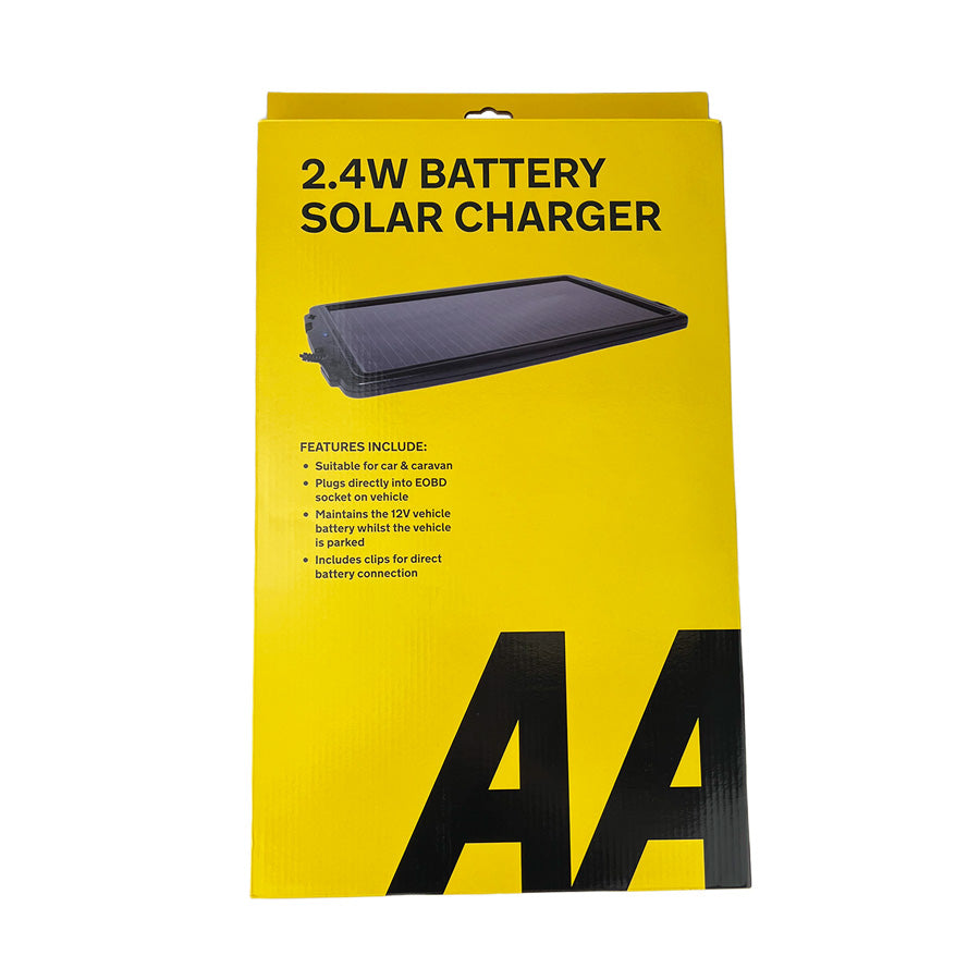 AA Car & Caravan Solar Battery Charger