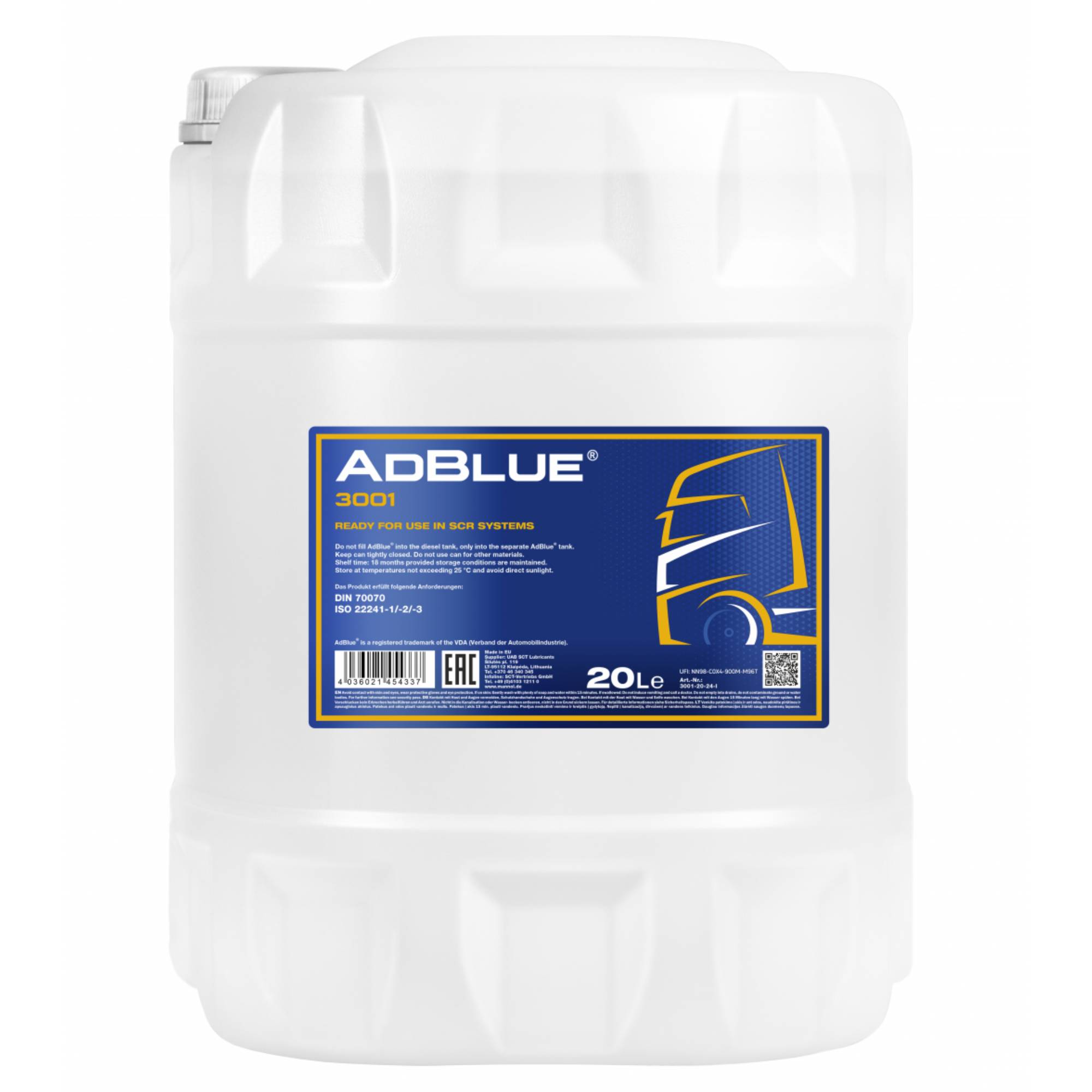 Mannol AdBlue 20 Litre