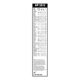 Bosch Aerotwin Plus Flat Wiper Blade 16" (400mm) - AP16U