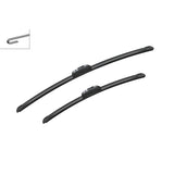 Bosch Aerotwin Flat Wiper Blade Set 24" (600mm) & 18" (450mm) - AR604S