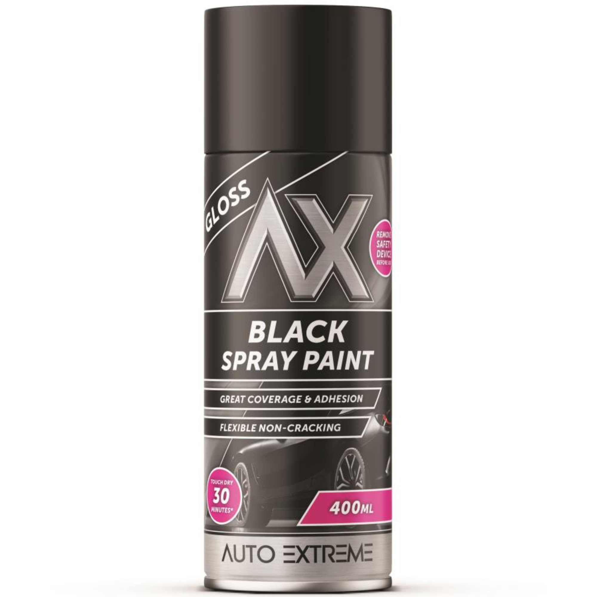 Auto Extreme Black Gloss Spray Paint 400ml