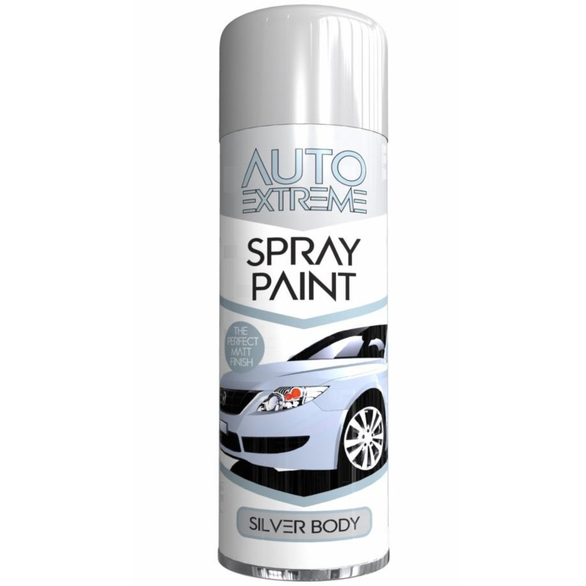 Auto Extreme Silver Body Gloss Spray Paint 250ml