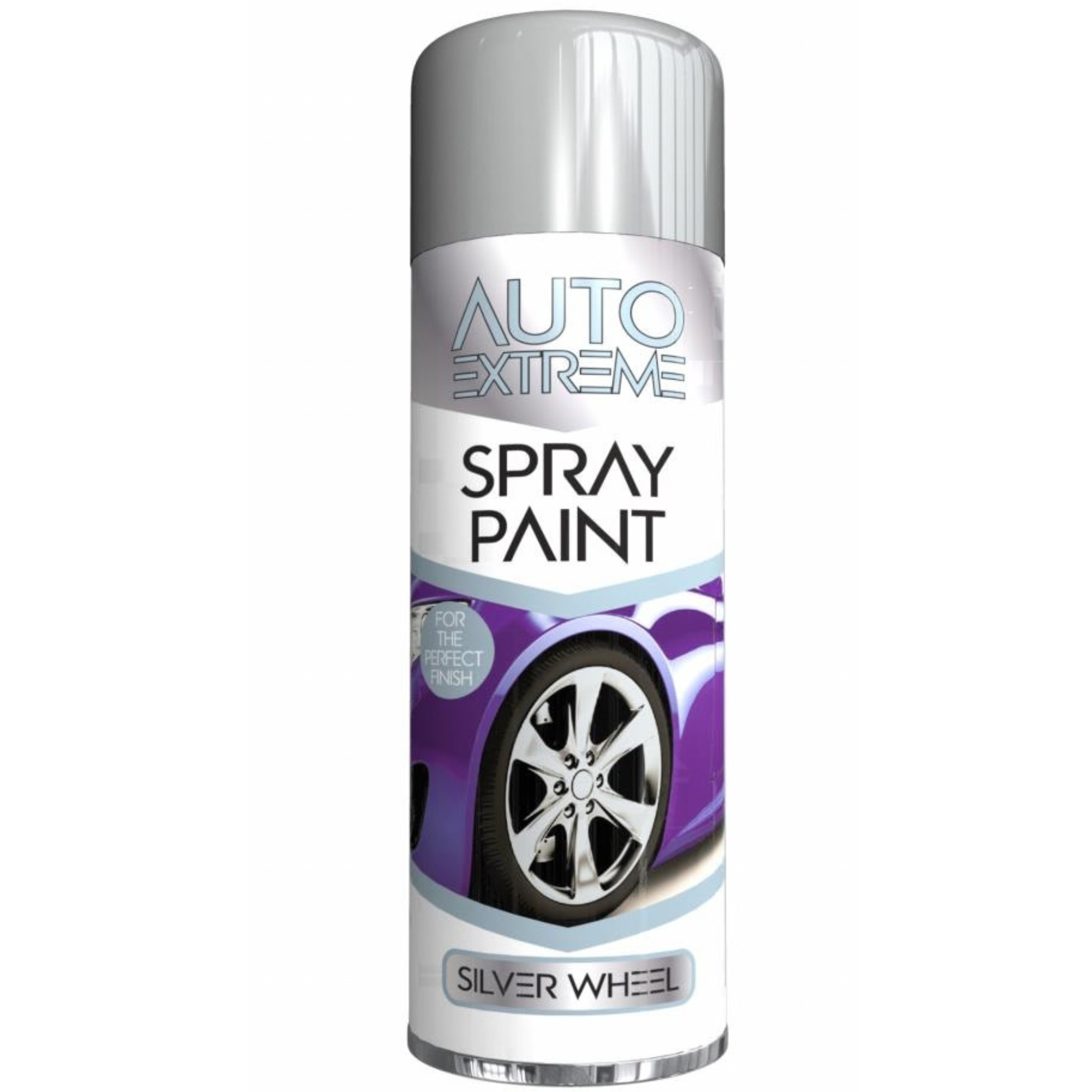 Auto Extreme Silver Wheel Gloss Spray Paint 250ml