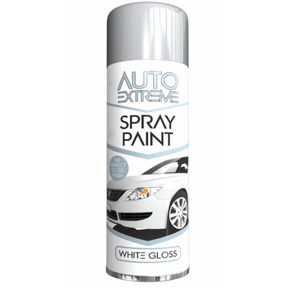 Auto Extreme White Gloss Spray Paint 250ml