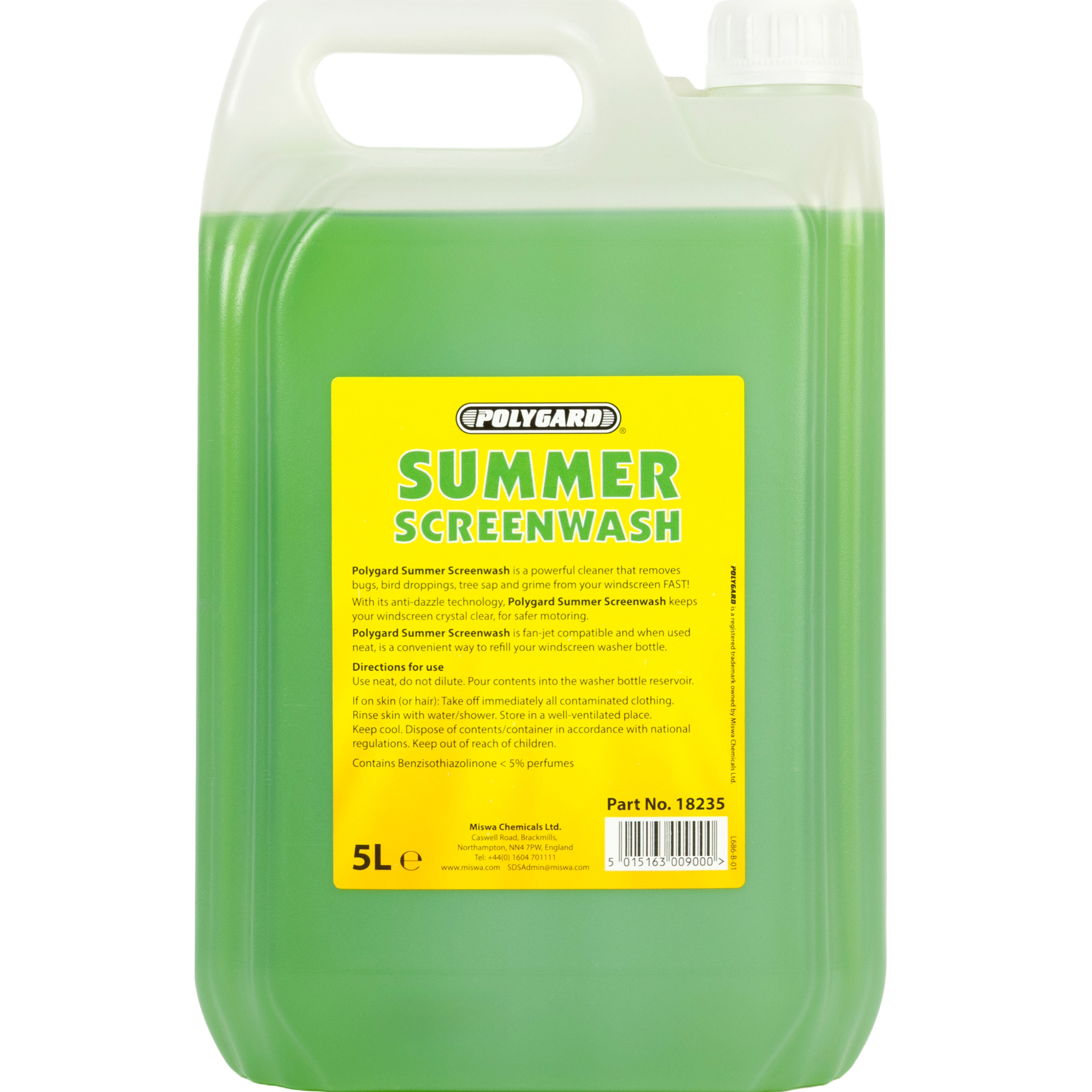 Summer Screen Wash 5L Citrus Scent