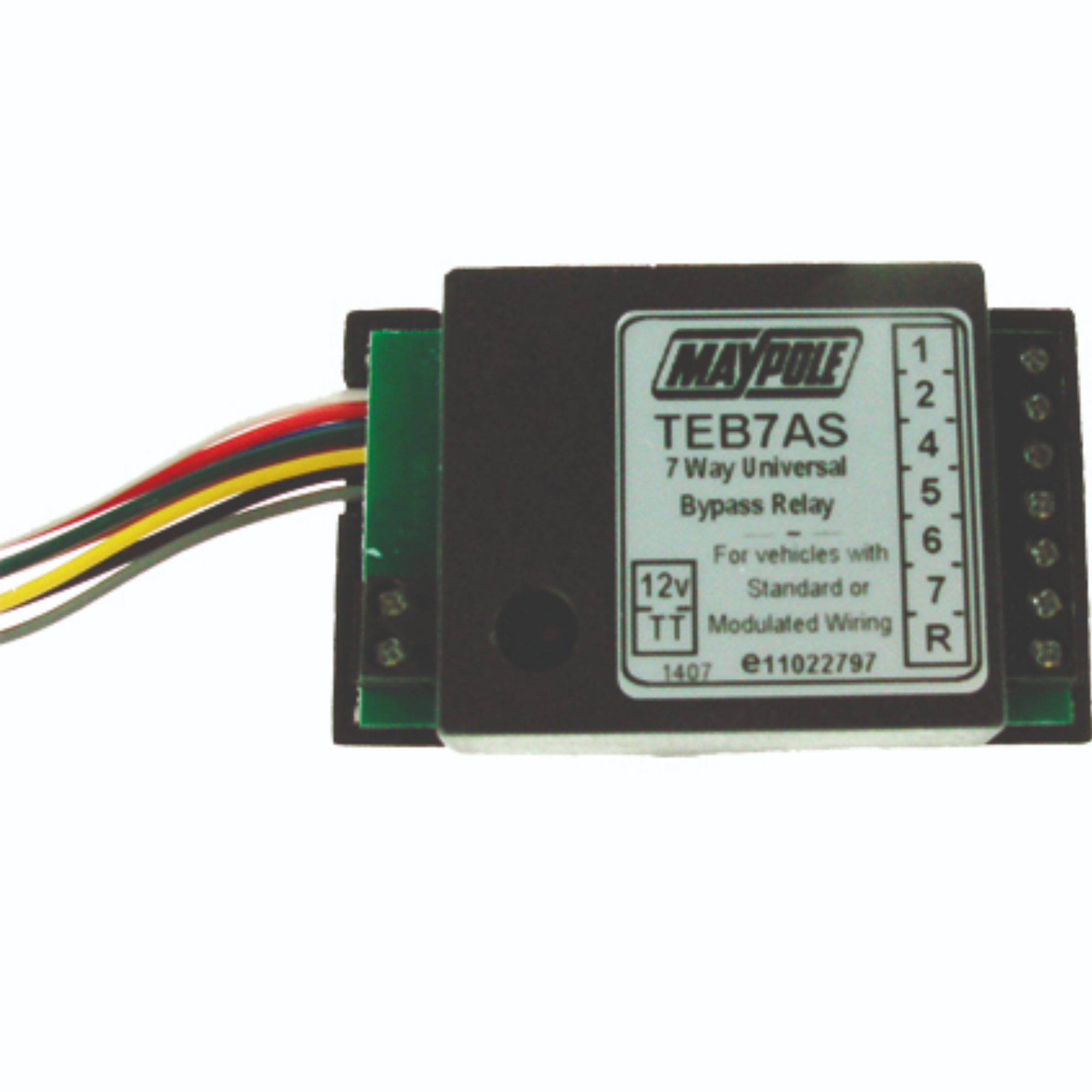 12V 7 Way Bypass Relay Display Packed