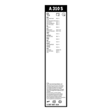 Bosch Aerotwin Flat Wiper Blade Set 26" (650mm) & 19" (475mm) - A310S