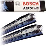 Bosch Aerotwin Flat Wiper Blade Set 24" (600mm) & 19" (475mm) - A606S