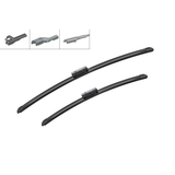 Bosch Aerotwin Multiclip Flat Wiper Blade Set 24" (600mm) & 19" (475mm) - AM980S
