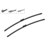 Bosch Aerotwin Multiclip Flat Wiper Blade Set 28" (700mm) & 28" (700mm) - AM469S