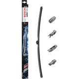 Bosch Aerotwin Plus Flat Wiper Blade 24 inch (600mm), model AP24U, black, designed for front windshield of cars