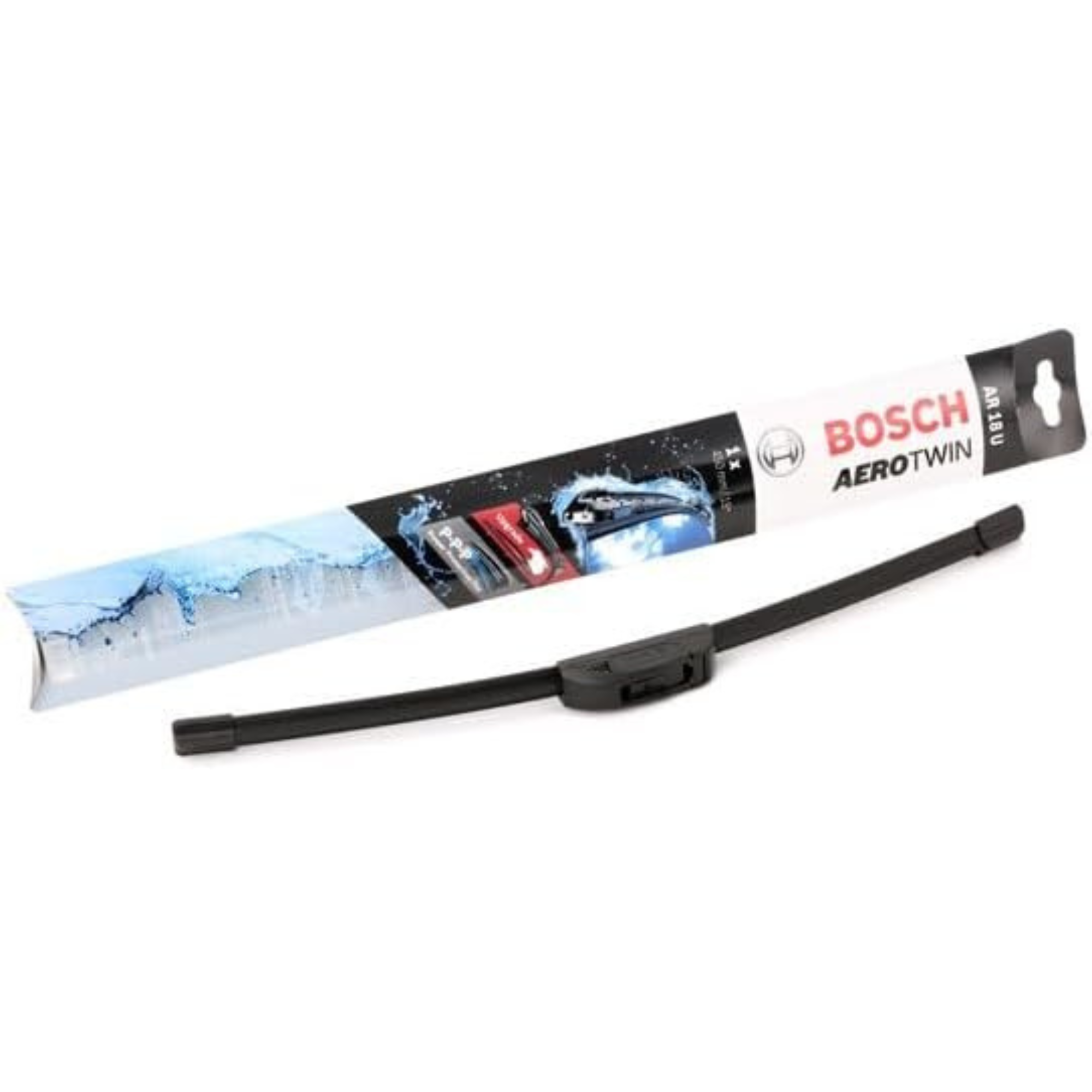 Bosch Aerotwin Rear Wiper Blade 18 inch (450mm), model AR18U, black, designed for rear windshield of cars