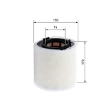 Bosch Air Filter F026400391 - S0391