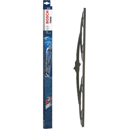 Bosch conventional rear wiper blade, 28-inch (700mm), replacement rear windshield wiper for vehicles, model N70