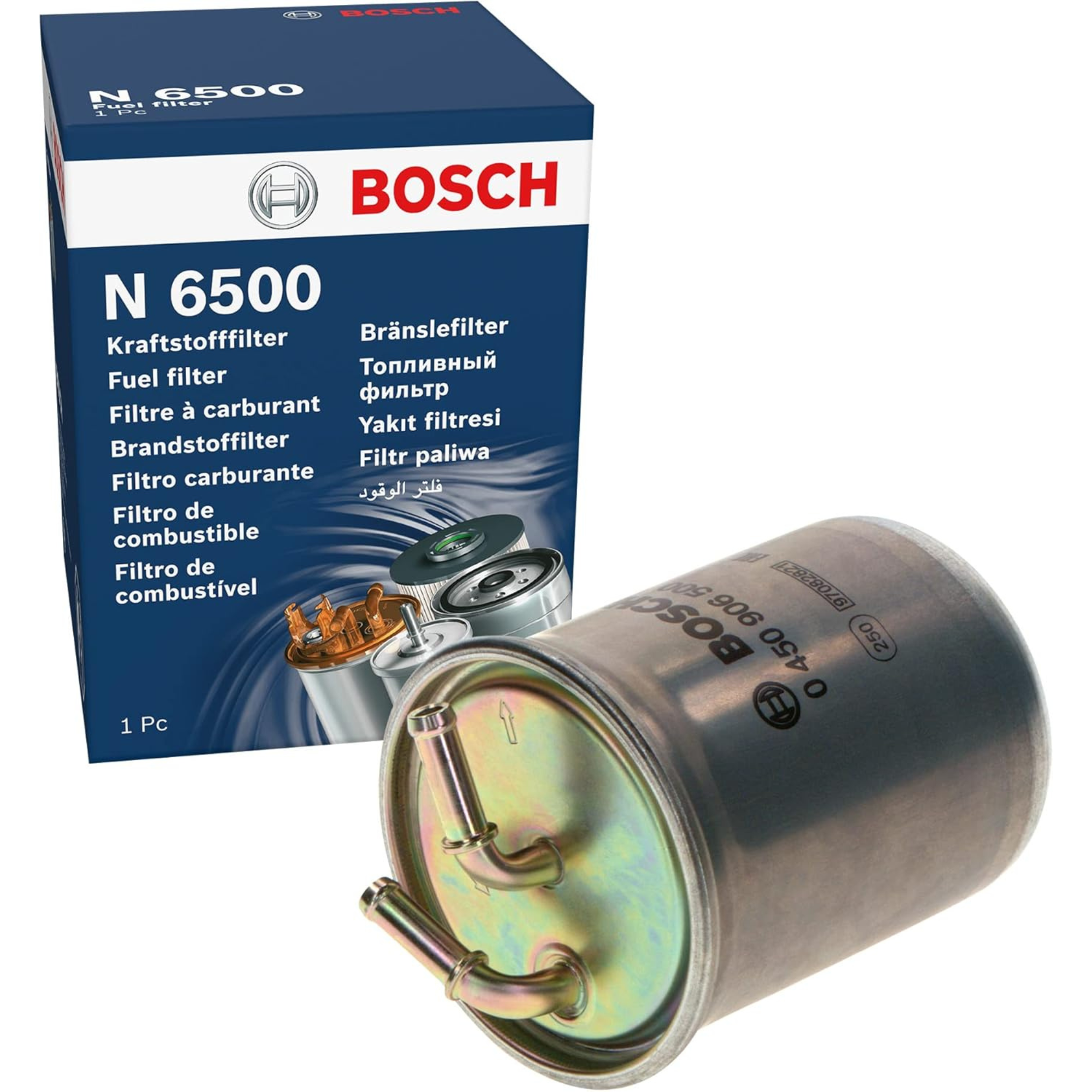 Bosch Fuel Filter 0450906500 - N6500,Bosch fuel filter 0450906500 (N6500) automotive replacement fuel filter