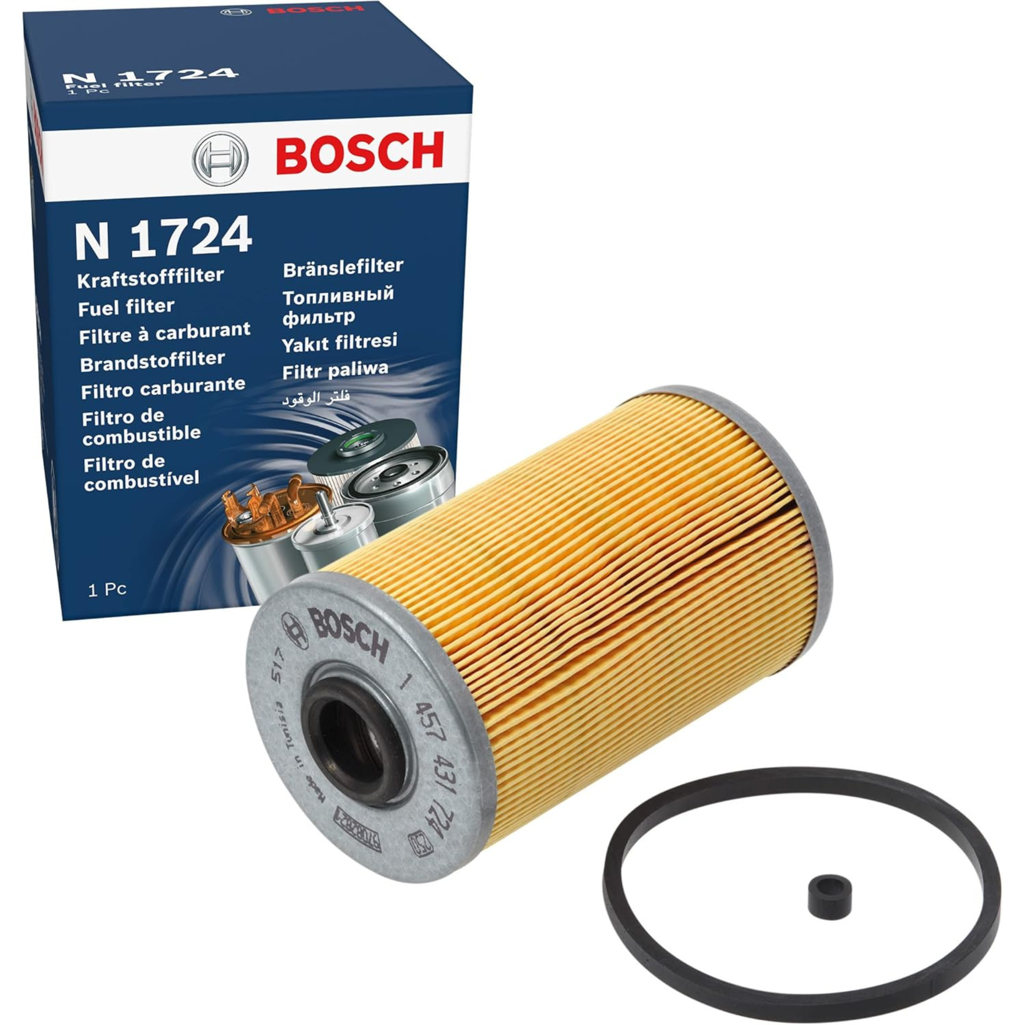 Bosch Fuel Filter 1457431724 - N1724,Bosch fuel filter 1457431724 (N1724) automotive replacement fuel filter